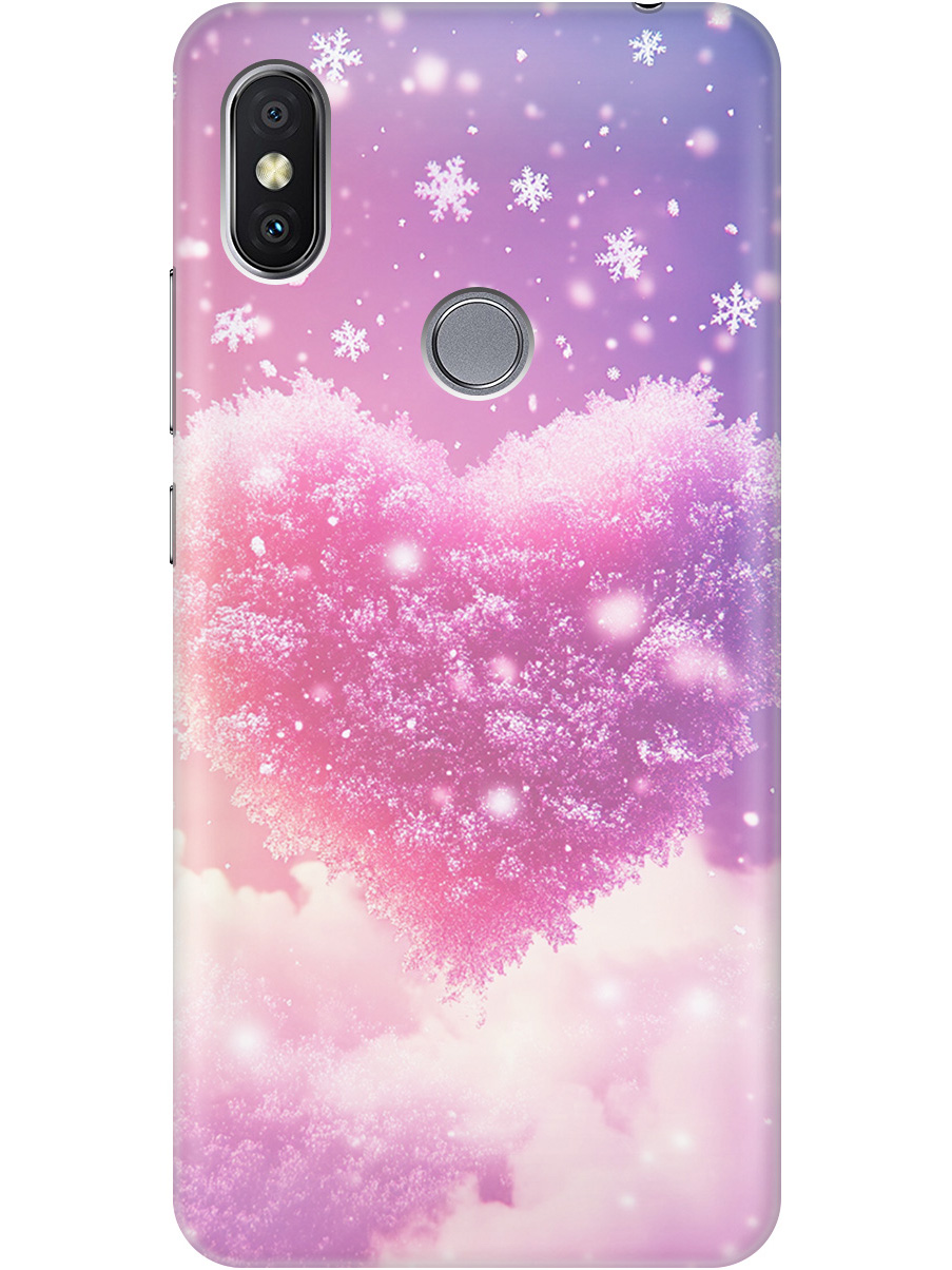 

Силиконовый чехол на Xiaomi Redmi S2 с принтом "Пушистое сердце", Прозрачный;белый;розовый, 718410291