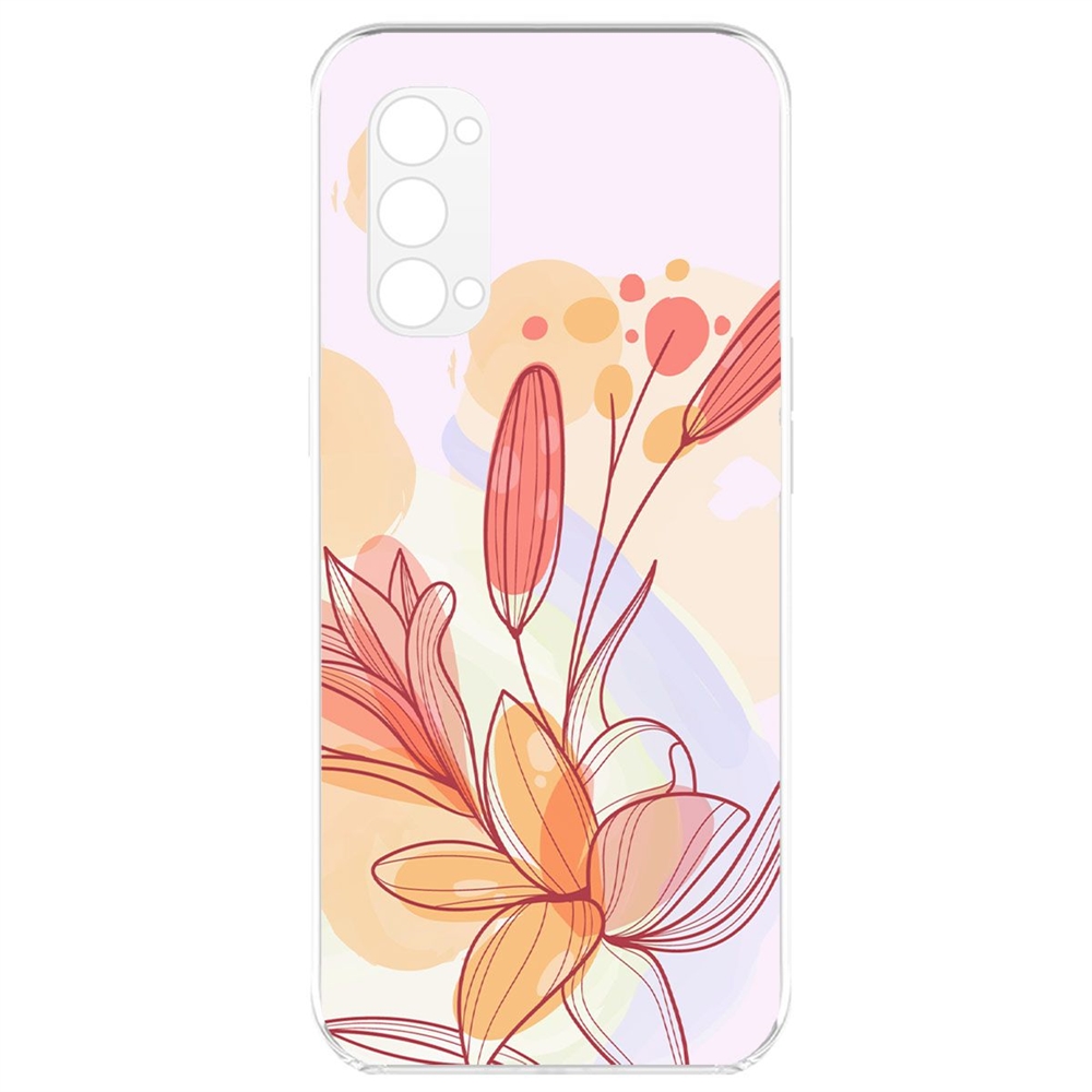фото Чехол-накладка krutoff clear case фантазия для oppo reno4 pro 5g