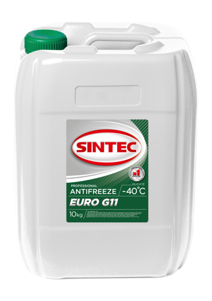 

Антифриз Sintec зелёный СИНТЕК ANTIFREEZE EURO G11 Р800516