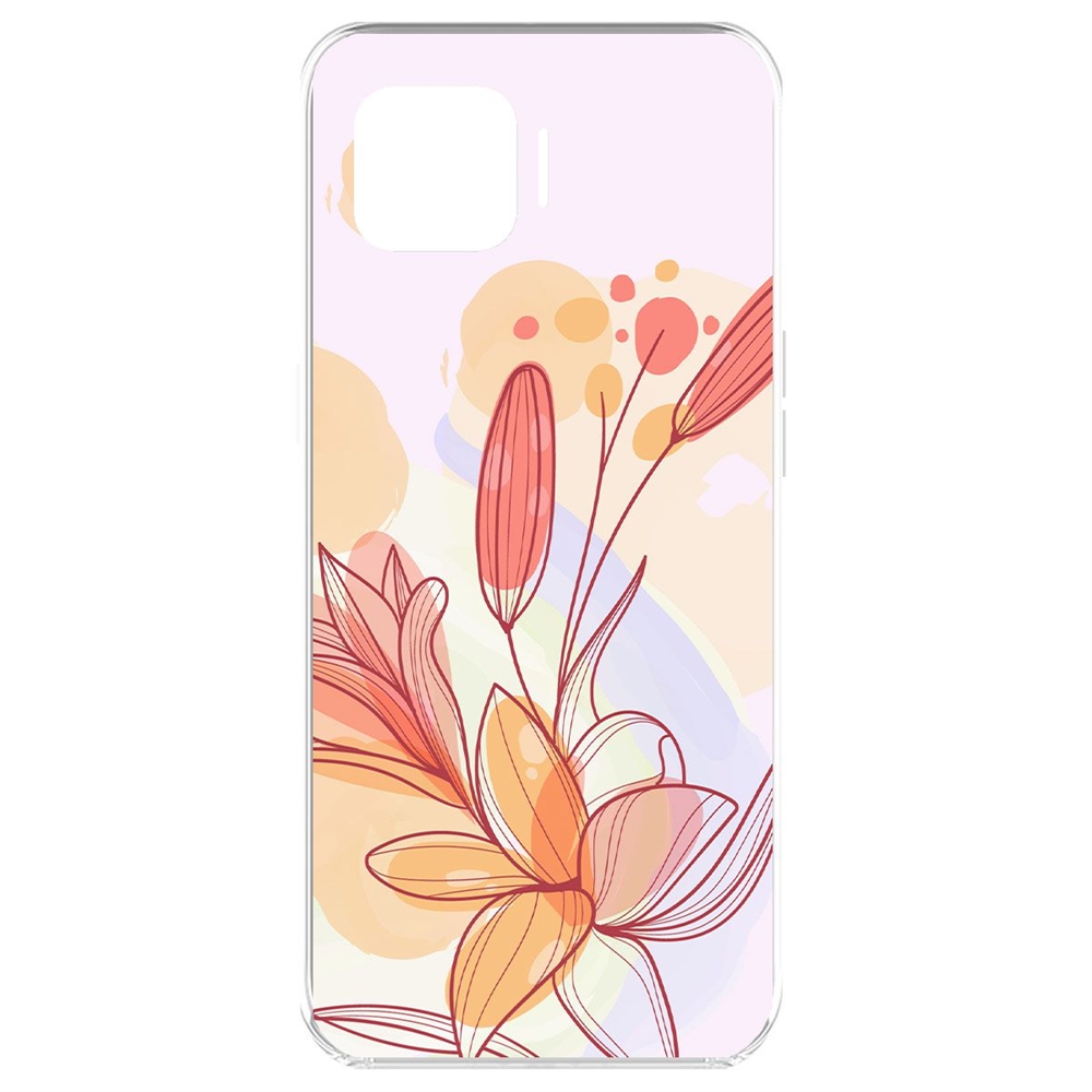 

Чехол-накладка Krutoff Clear Case Фантазия для OPPO Reno4 Lite