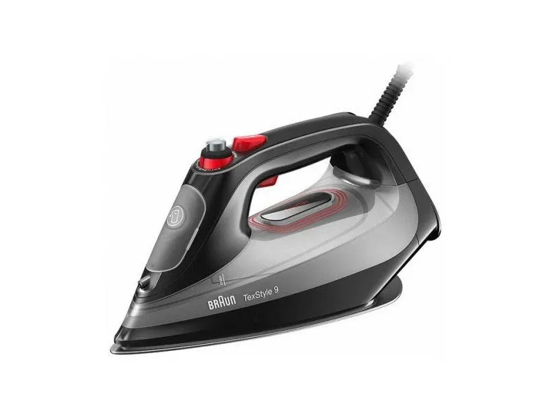 

Утюг Braun TexStyle 9 SI9281BK SI черный, красный, TexStyle 9 SI9281BK SI
