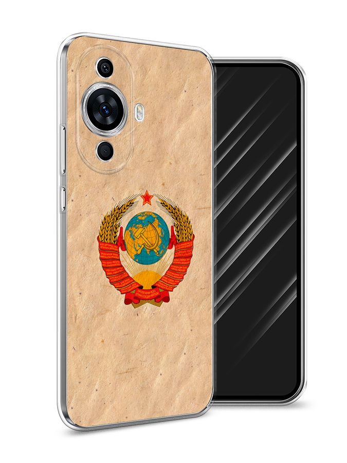 

Чехол Awog на Huawei Nova 11 "Союз пролетариев", Бежевый;красный, 6121250-10