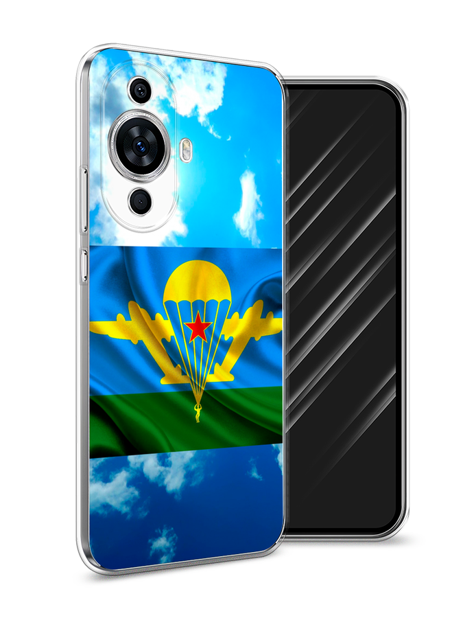 

Чехол Awog на Huawei Nova 11 "ВДВ флаг в небесах", Синий;зеленый;желтый, 6121250-5