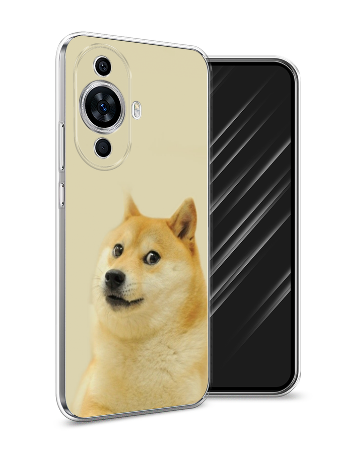 

Чехол Awog на Huawei Nova 11 "Собака подозревака", Коричневый;желтый;бежевый, 6121250-9