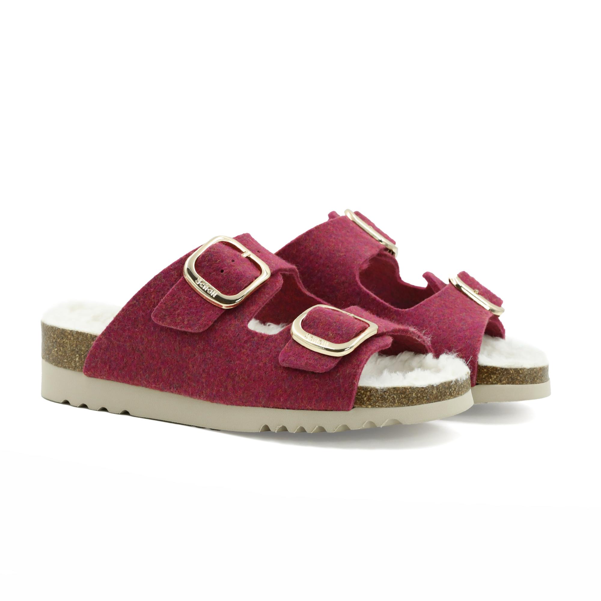 

Сабо женские Scholl ILARY FLUFFY F301352043 бордовые 41 EU, Бордовый, ILARY FLUFFY F301352043