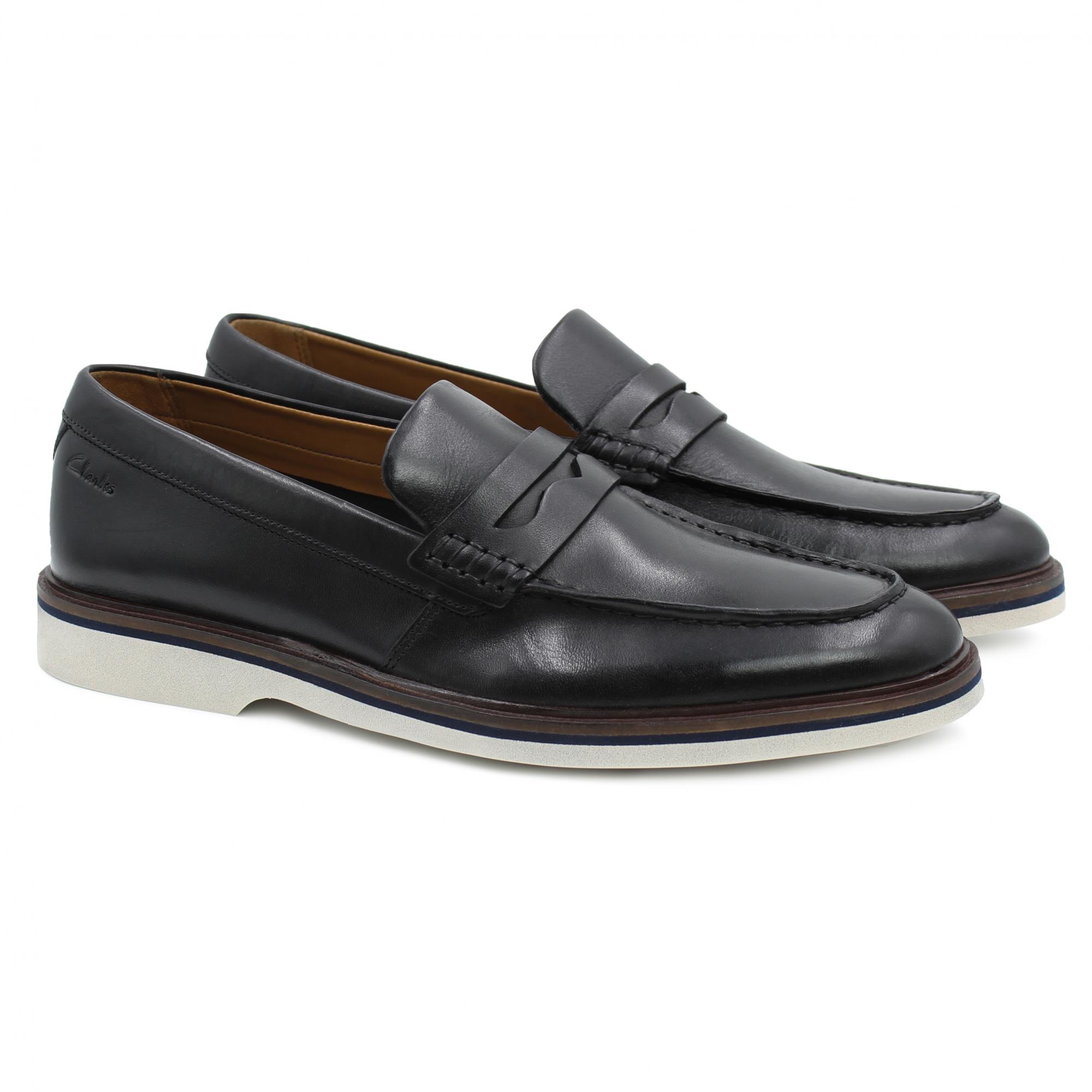 

Лоферы мужские Clarks Malwood Step 26159574 черные 42 EU, Malwood Step 26159574