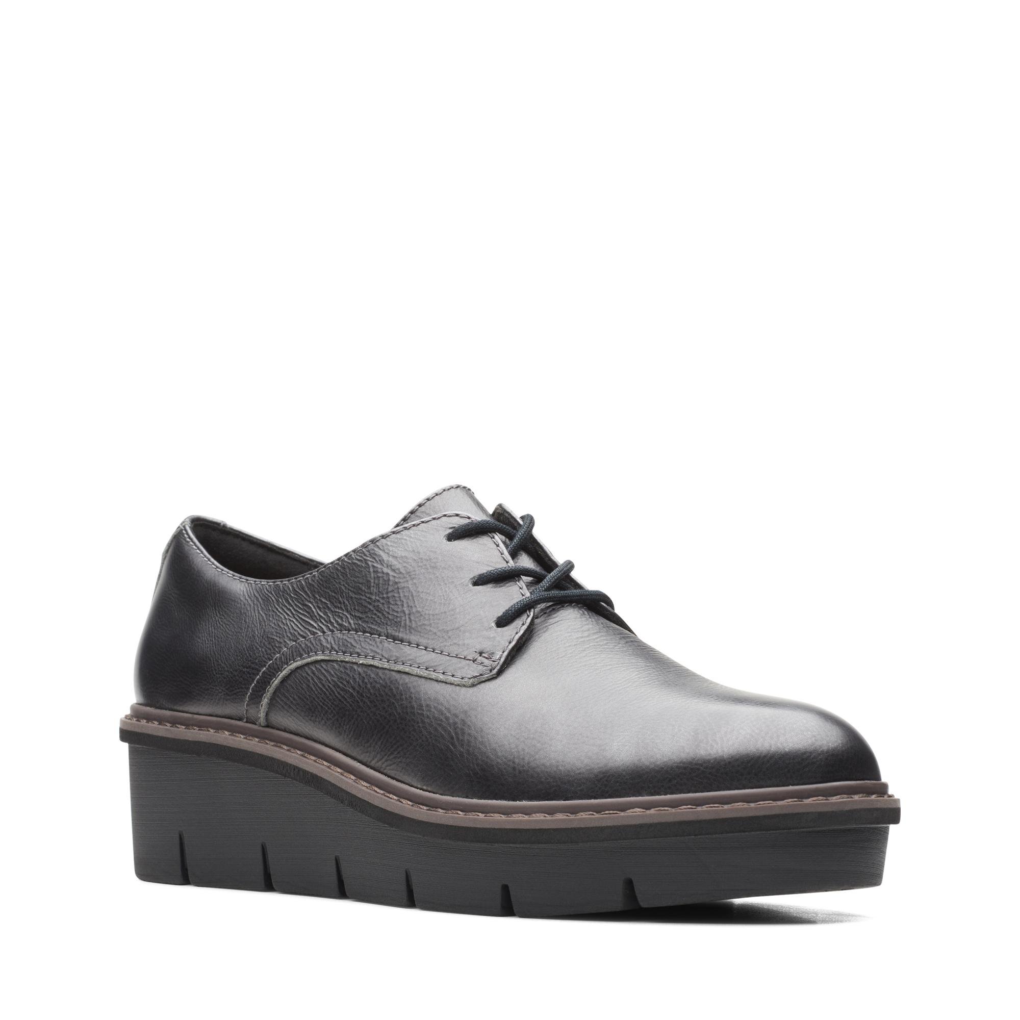 фото Полуботинки женские clarks airabell tye 26163336 серые 37.5 eu