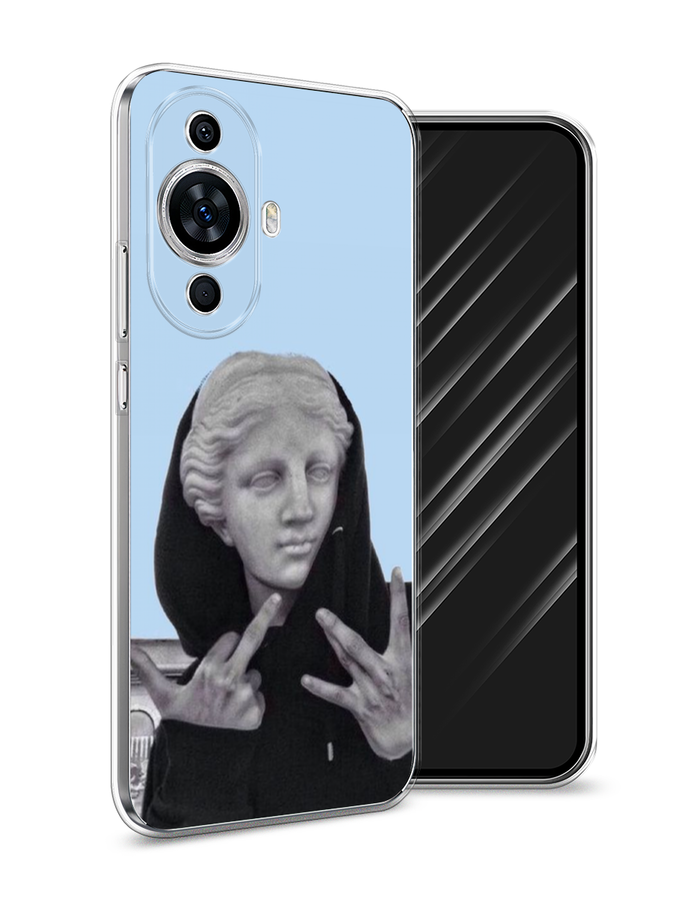 

Чехол Awog на Huawei Nova 11 "SWAG статуя", Голубой, 6121250-9