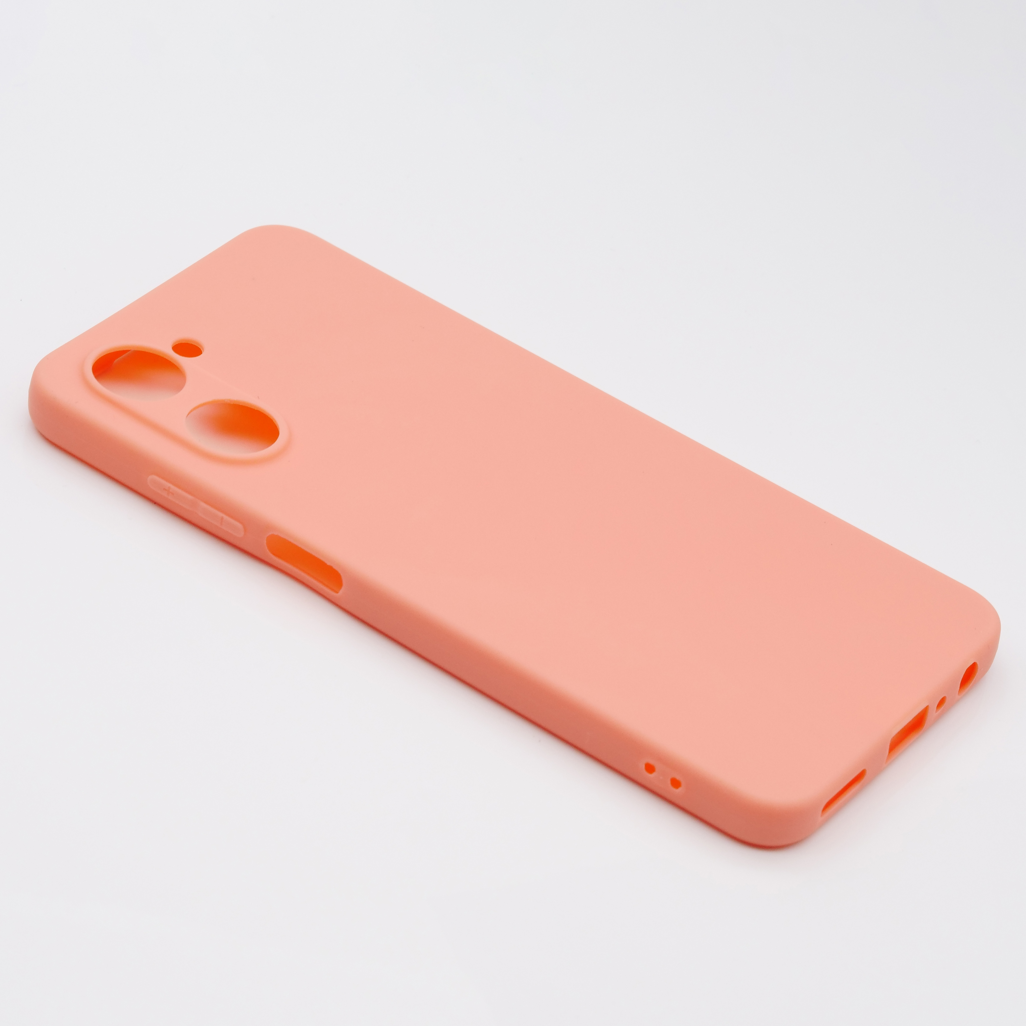 

Силиконовый чехол TPU Case матовый для Realme 10 4G персиковый, Розовый