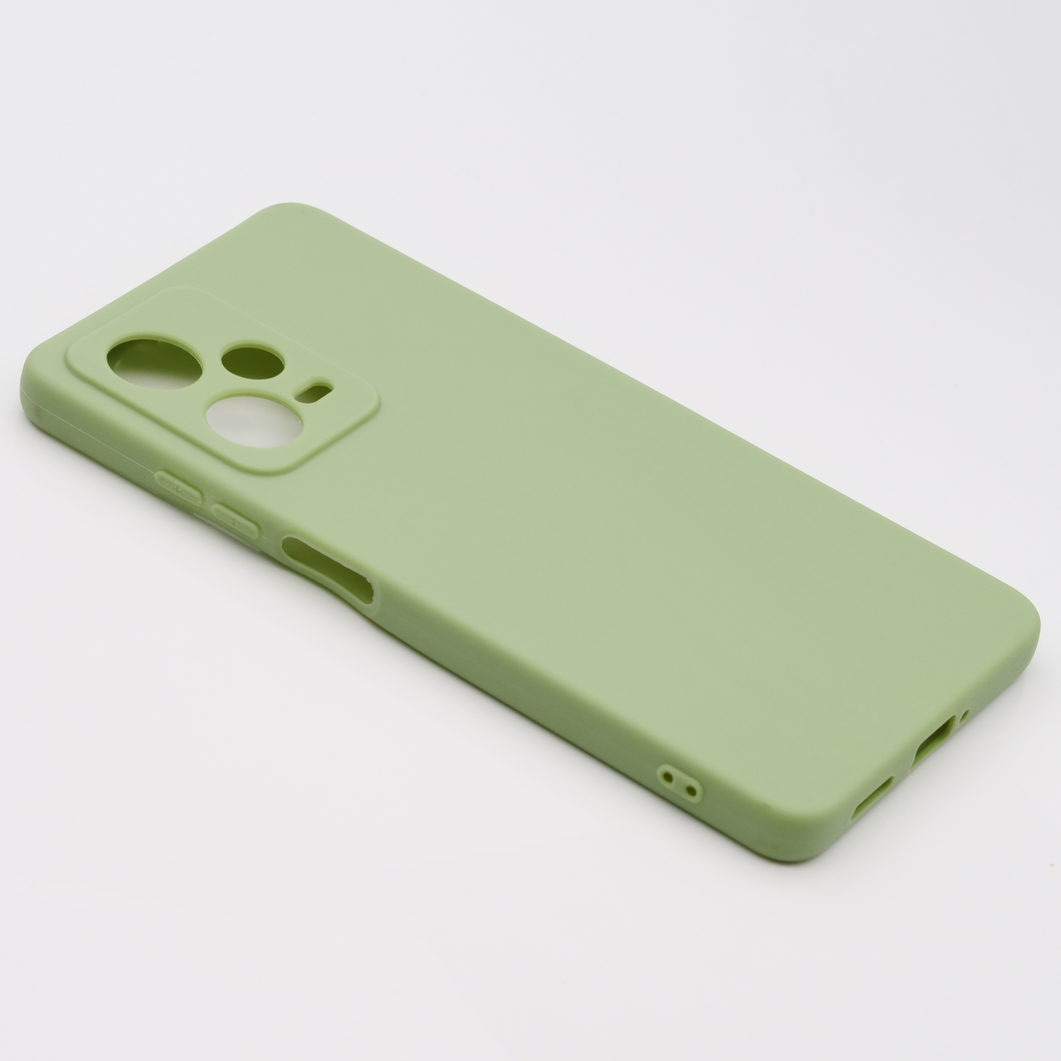 

Силиконовый чехол TPU Case матовый для Xiaomi Poco X5 Pro светло-зеленый