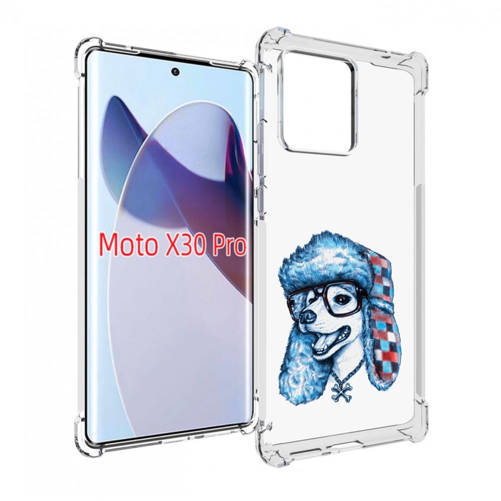 

Чехол MyPads зимний пес для Motorola Moto X30 Pro, Прозрачный, Tocco