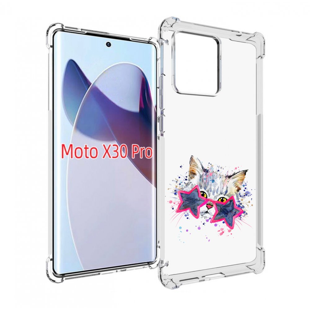 

Чехол MyPads звездные очки для Motorola Moto X30 Pro, Прозрачный, Tocco