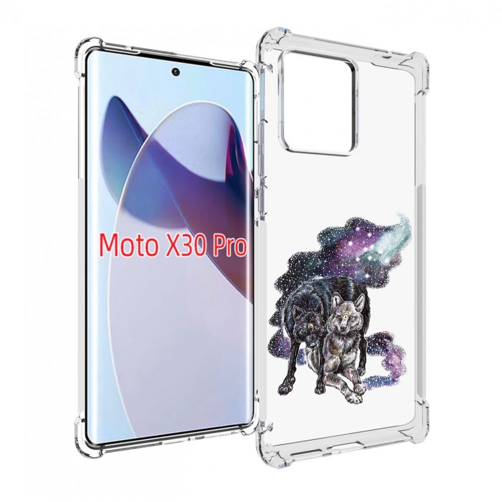 

Чехол MyPads звездные волки для Motorola Moto X30 Pro, Прозрачный, Tocco