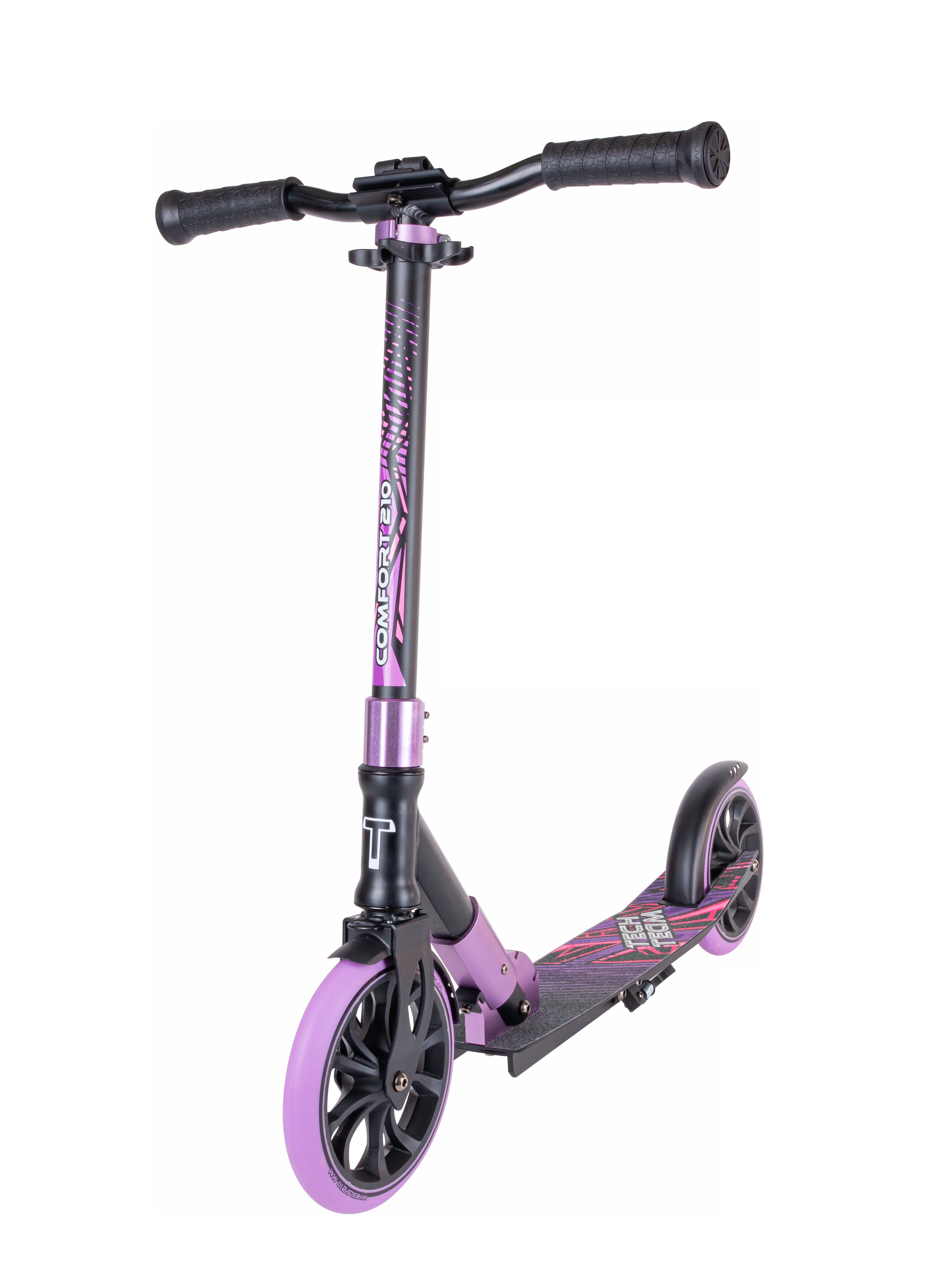 

Самокат Tech Team Comfort 210R Black/Purple