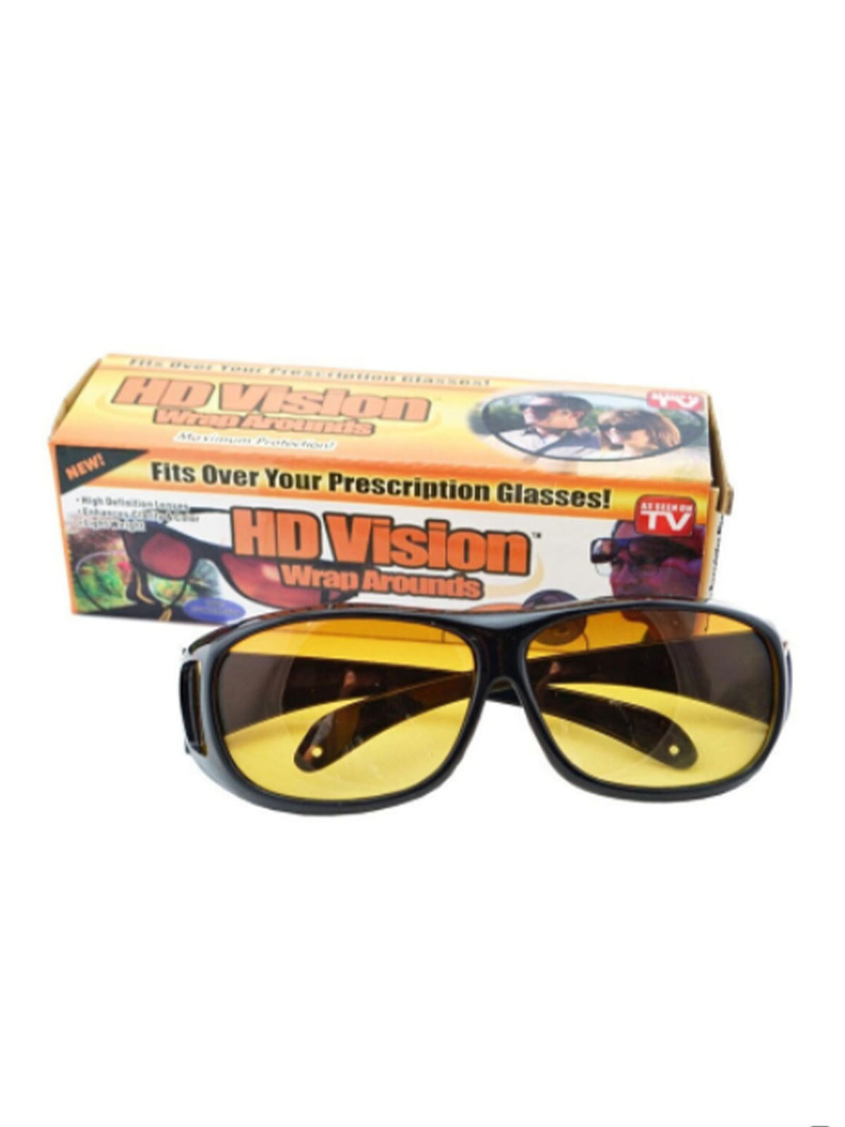 Антибликовые очки для вождения HD VISION WRAP AROUNDS