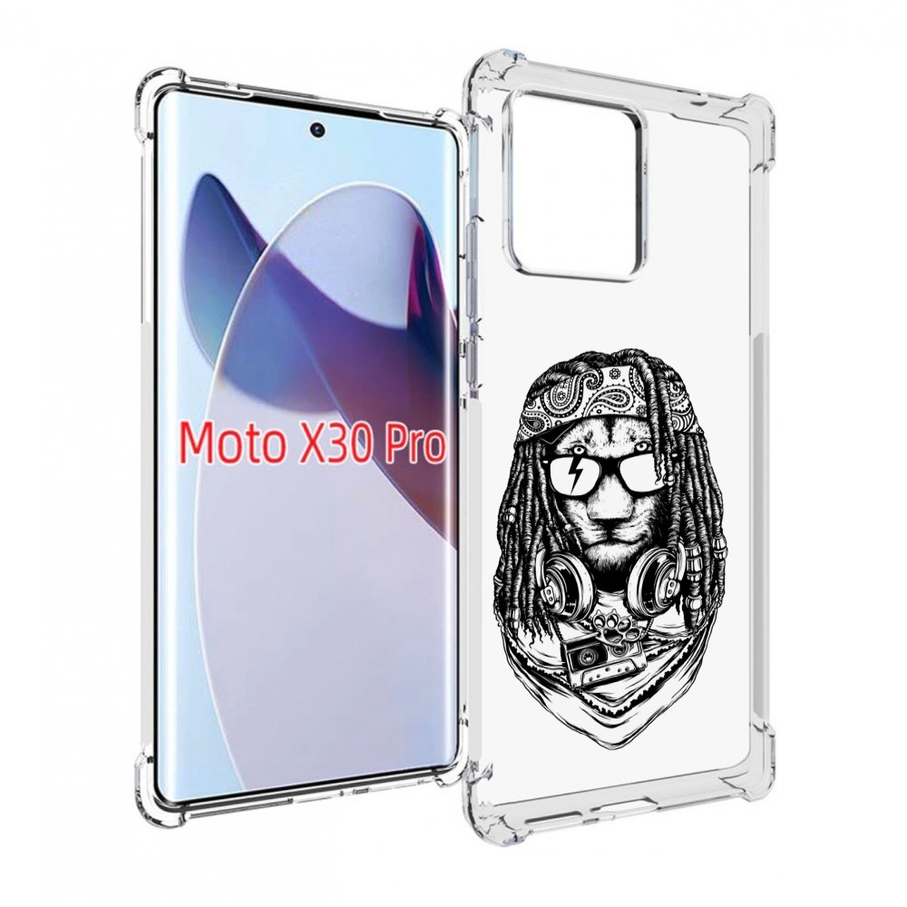 

Чехол MyPads дреды льва для Motorola Moto X30 Pro, Прозрачный, Tocco