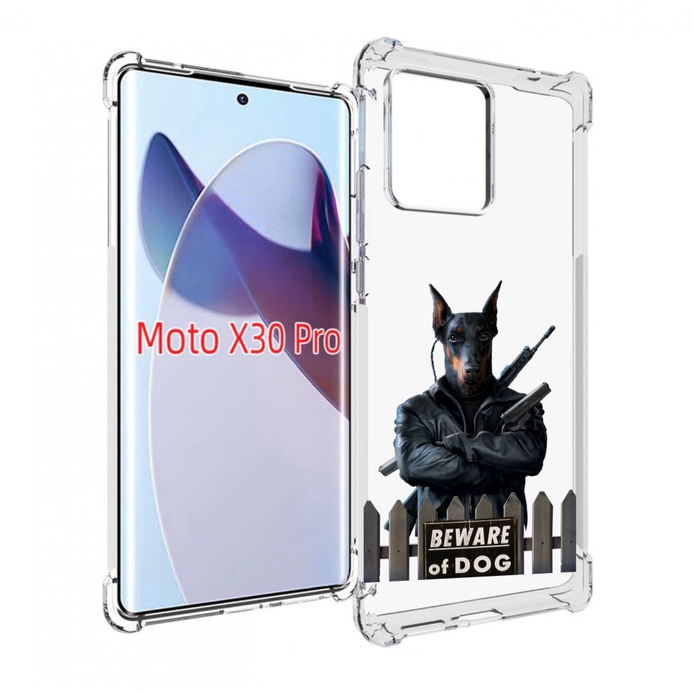 

Чехол MyPads доберман для Motorola Moto X30 Pro, Прозрачный, Tocco