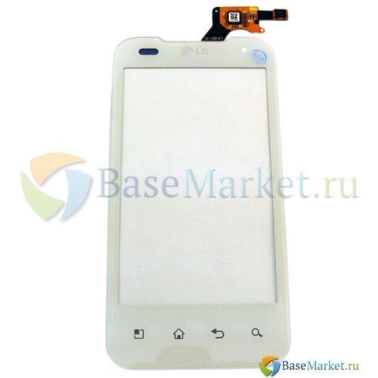 

Тачскрин (сенсор) BaseMarket для LG P990 Optimus 2X (белый) OEM