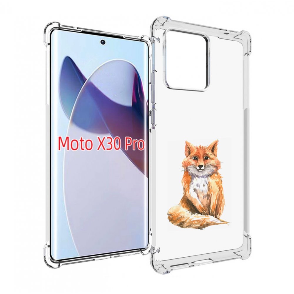 

Чехол MyPads детская лиса для Motorola Moto X30 Pro, Прозрачный, Tocco