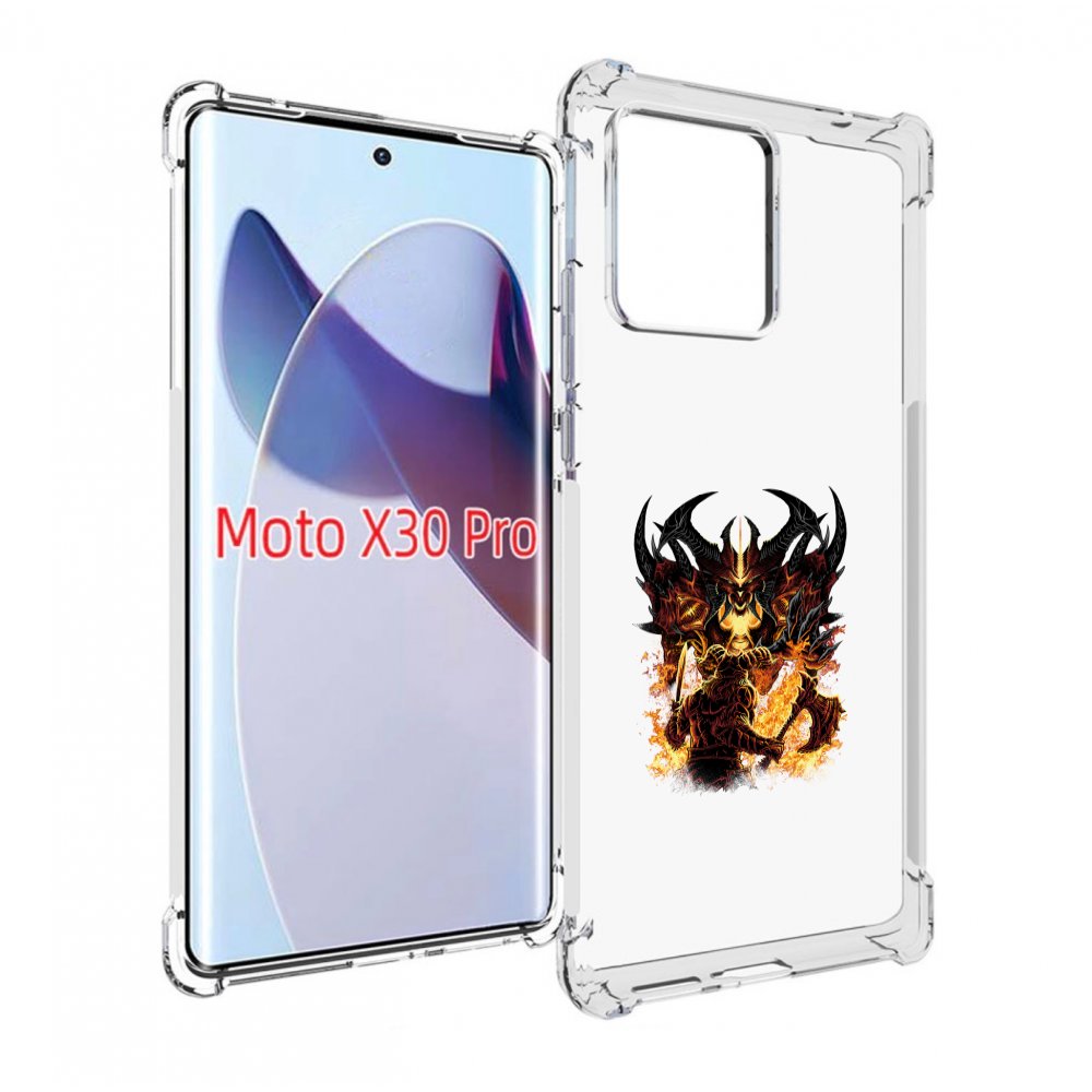 

Чехол MyPads демон shadow fiend для Motorola Moto X30 Pro, Прозрачный, Tocco