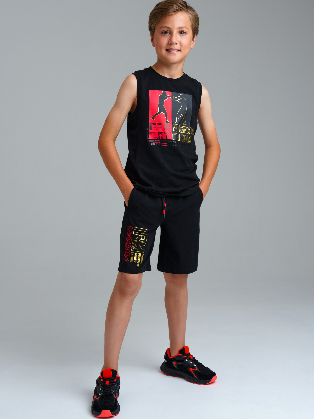 

Костюм повседневный PlayToday 22417138, черный, 146, 22417138