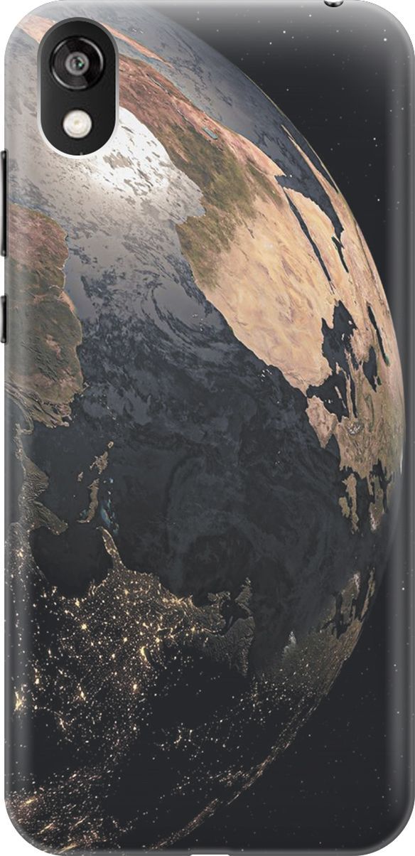 

Чехол на Honor 8S/Huawei Y5 (2019) с принтом "Земля", Розовый;синий, 2783