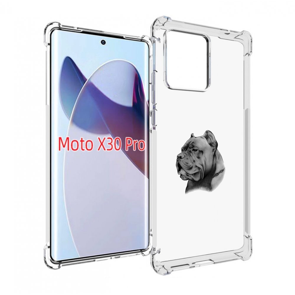 

Чехол MyPads грозный бульдог для Motorola Moto X30 Pro, Прозрачный, Tocco