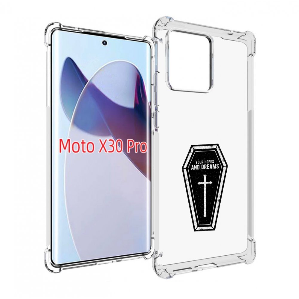 

Чехол MyPads гроб с мечтами для Motorola Moto X30 Pro, Прозрачный, Tocco