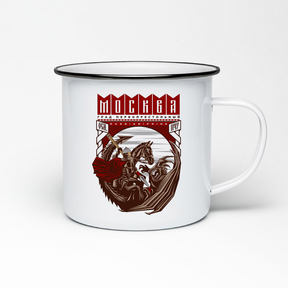 

Кружка металлическая CoolPodarok Москва