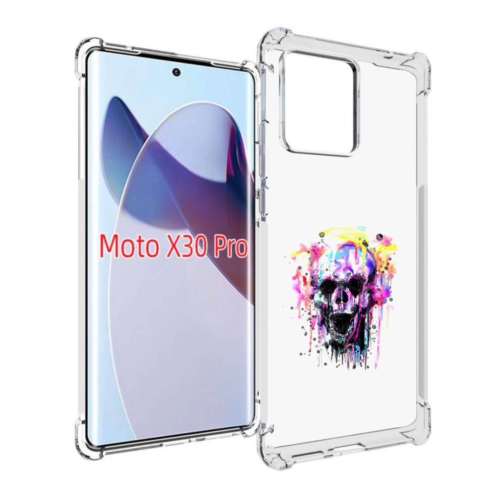 

Чехол MyPads граффити череп для Motorola Moto X30 Pro, Прозрачный, Tocco