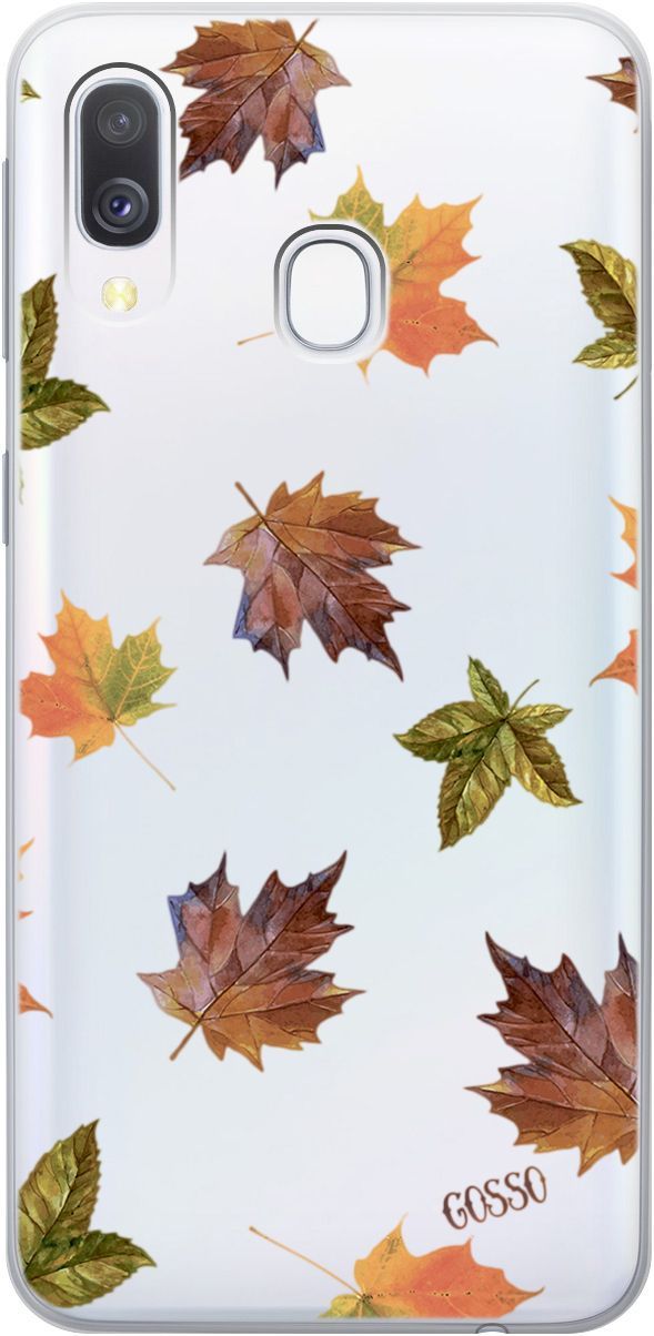 

Чехол на Honor 8A/8A Pro/Huawei Y6 (2019)/Y6 Prime (2019) "Maple" прозрачный, Прозрачный;оранжевый, 1701