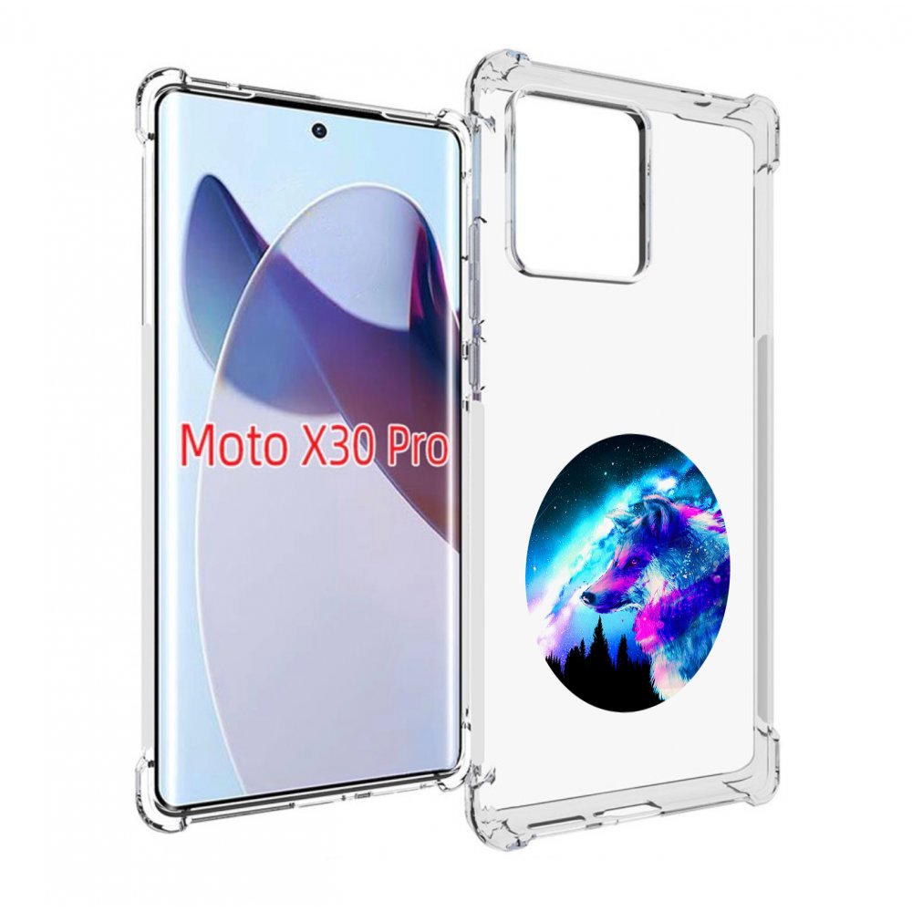 

Чехол MyPads голубой волк для Motorola Moto X30 Pro, Прозрачный, Tocco