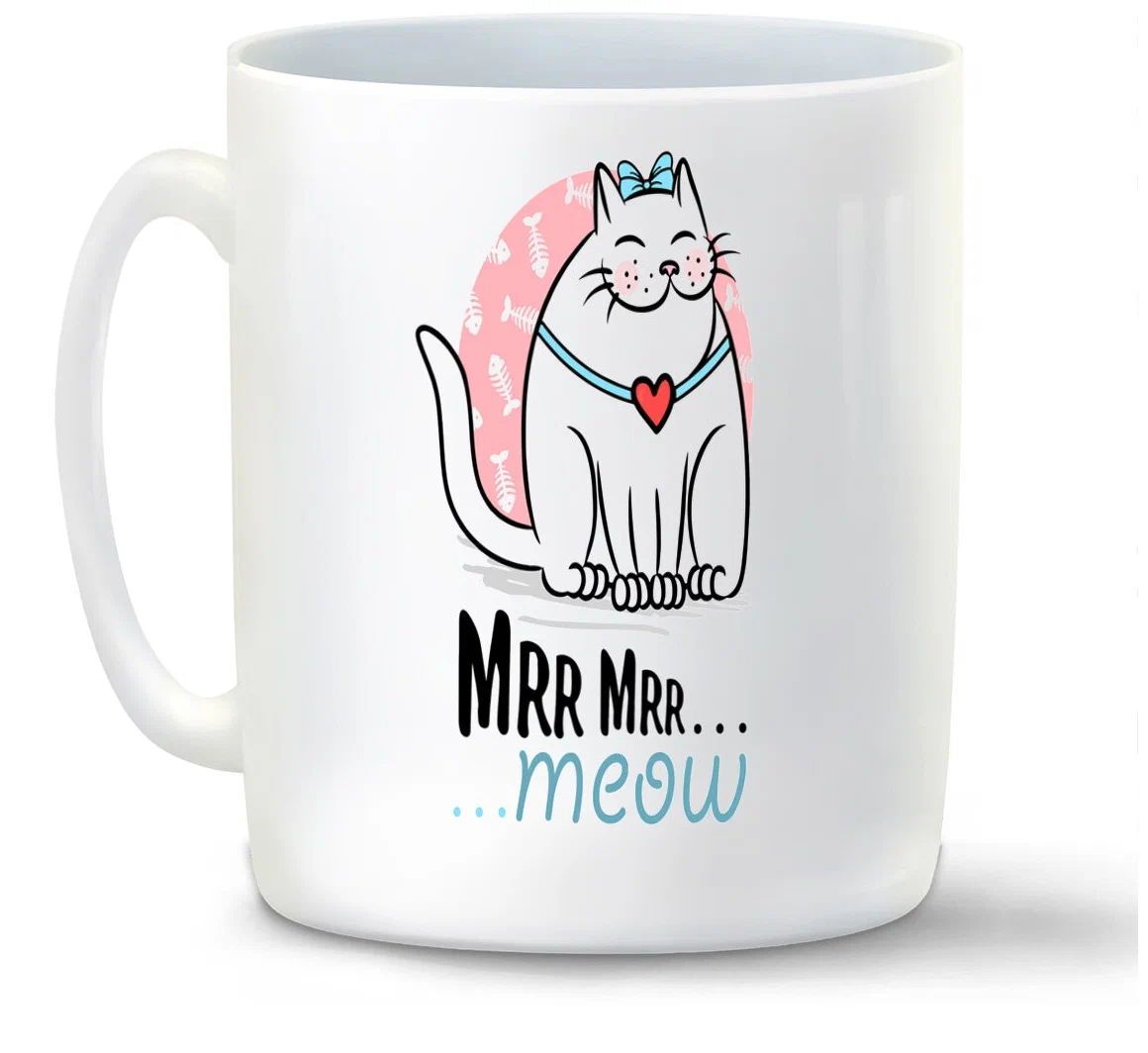 

Кружка CoolPodarok Прикол Mrrrr meow есть параона