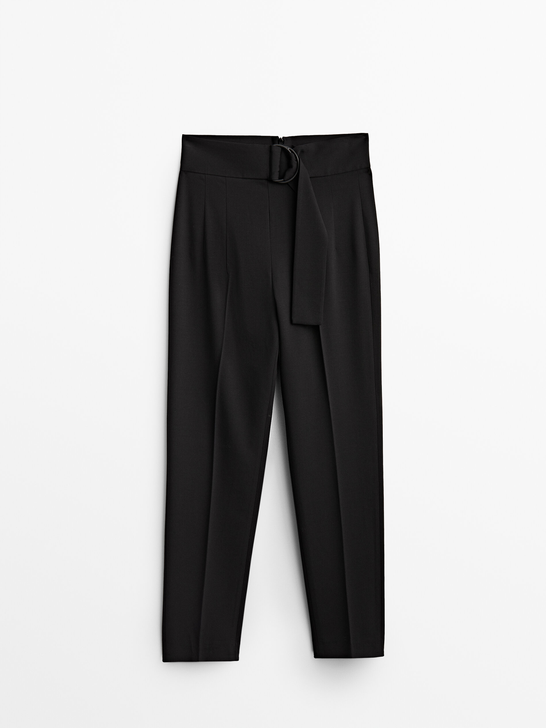 

Брюки женские Massimo Dutti 05090682800 черные 38, 05090682800