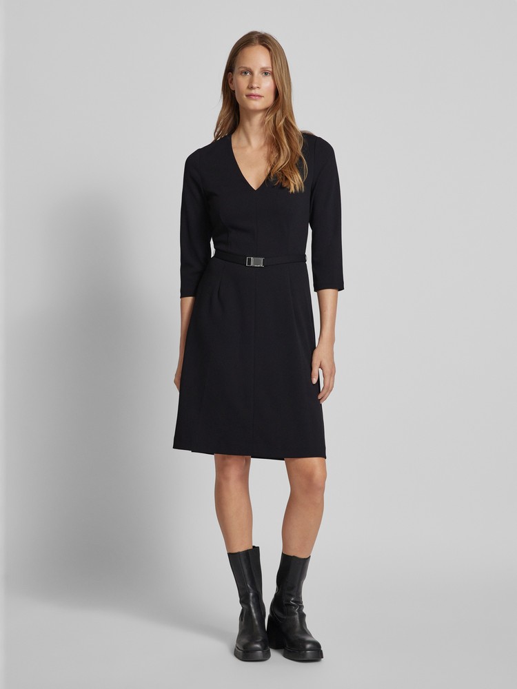 

Платье женское Calvin Klein K20K207471 черное 36 EU, Черный, K20K207471