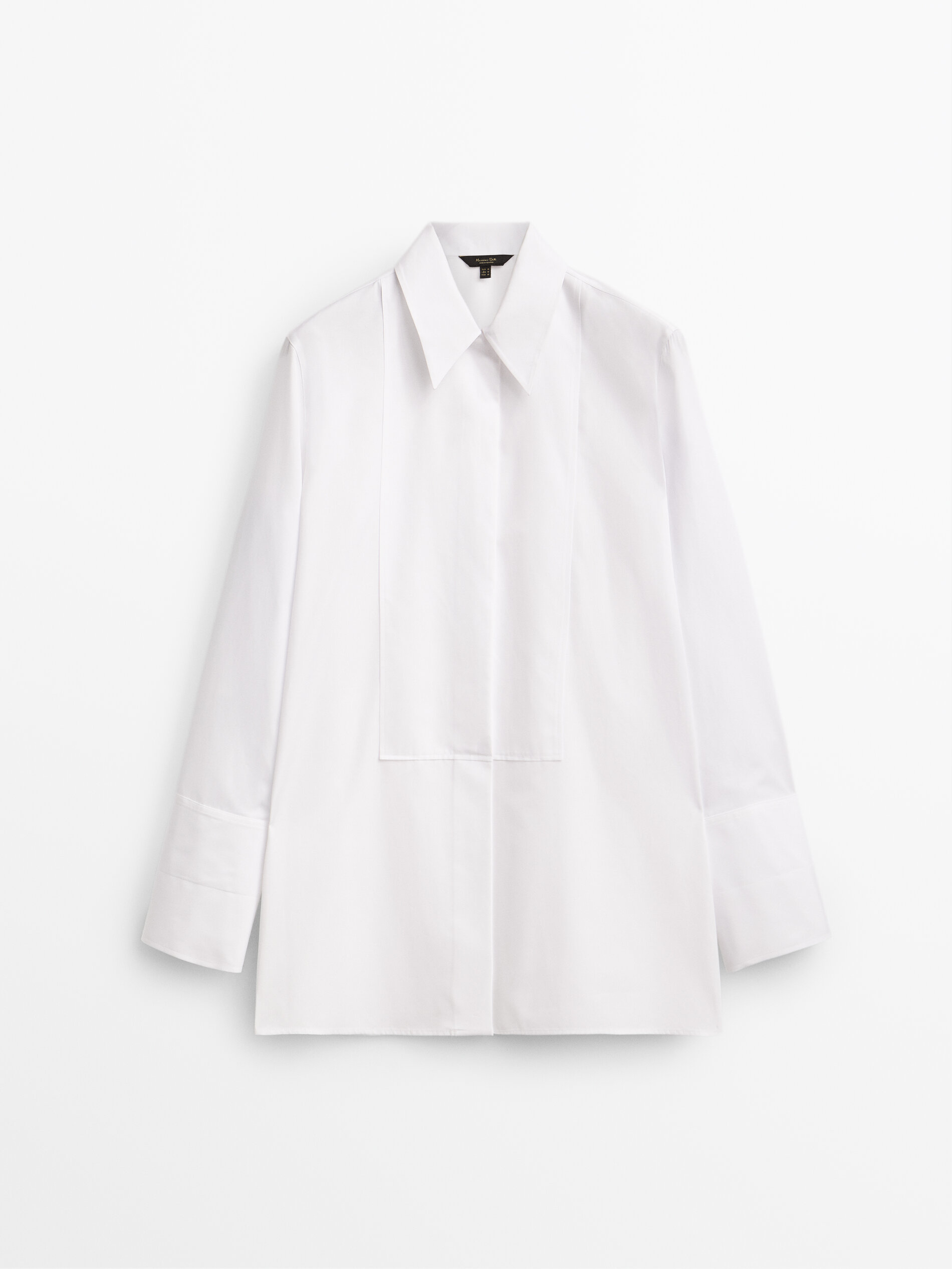 

Рубашка женская Massimo Dutti 05192645250 белая M, 05192645250