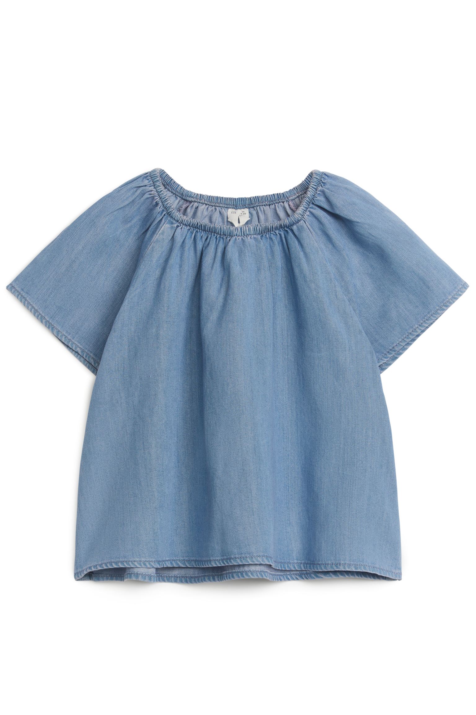 Блузка ARKET для девочек 116 Синий (доставка из-за рубежа)