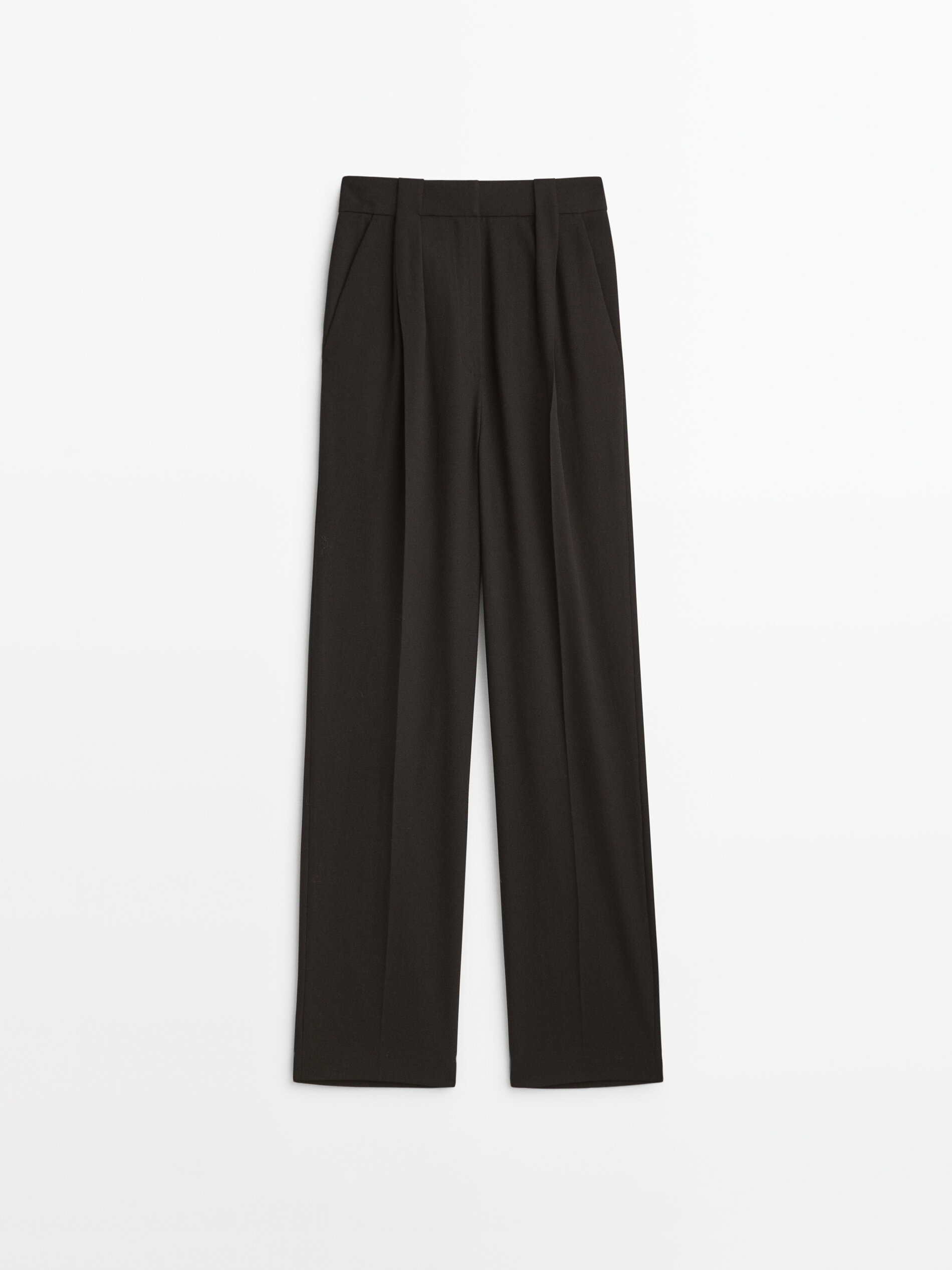 

Брюки женские Massimo Dutti 05016980800 черные 42, 05016980800