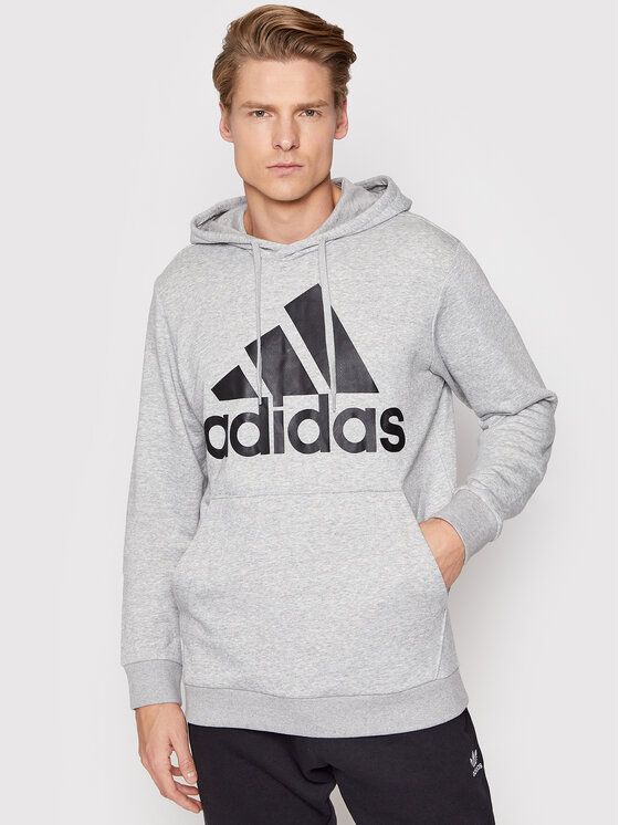 

Худи мужское Adidas 0000209028805 серое L, Серый, 0000209028805