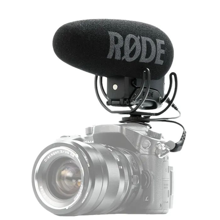 

Микрофон для фото и видеокамер Rode VideoMic PRO Plus, черный