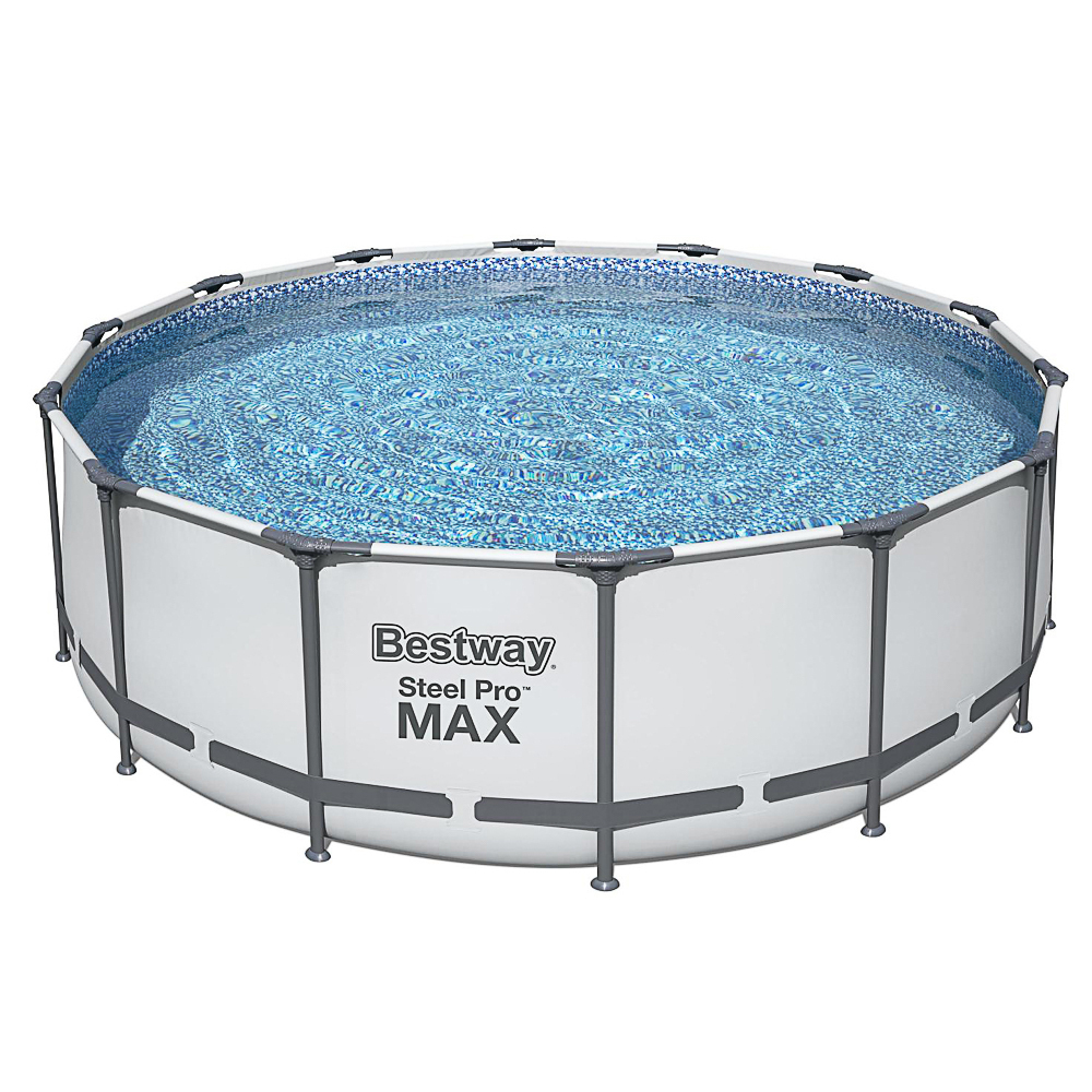 

Каркасный бассейн Bestway Steel Pro Max 5612X 427х427х122 см, Серый, Steel Pro Max