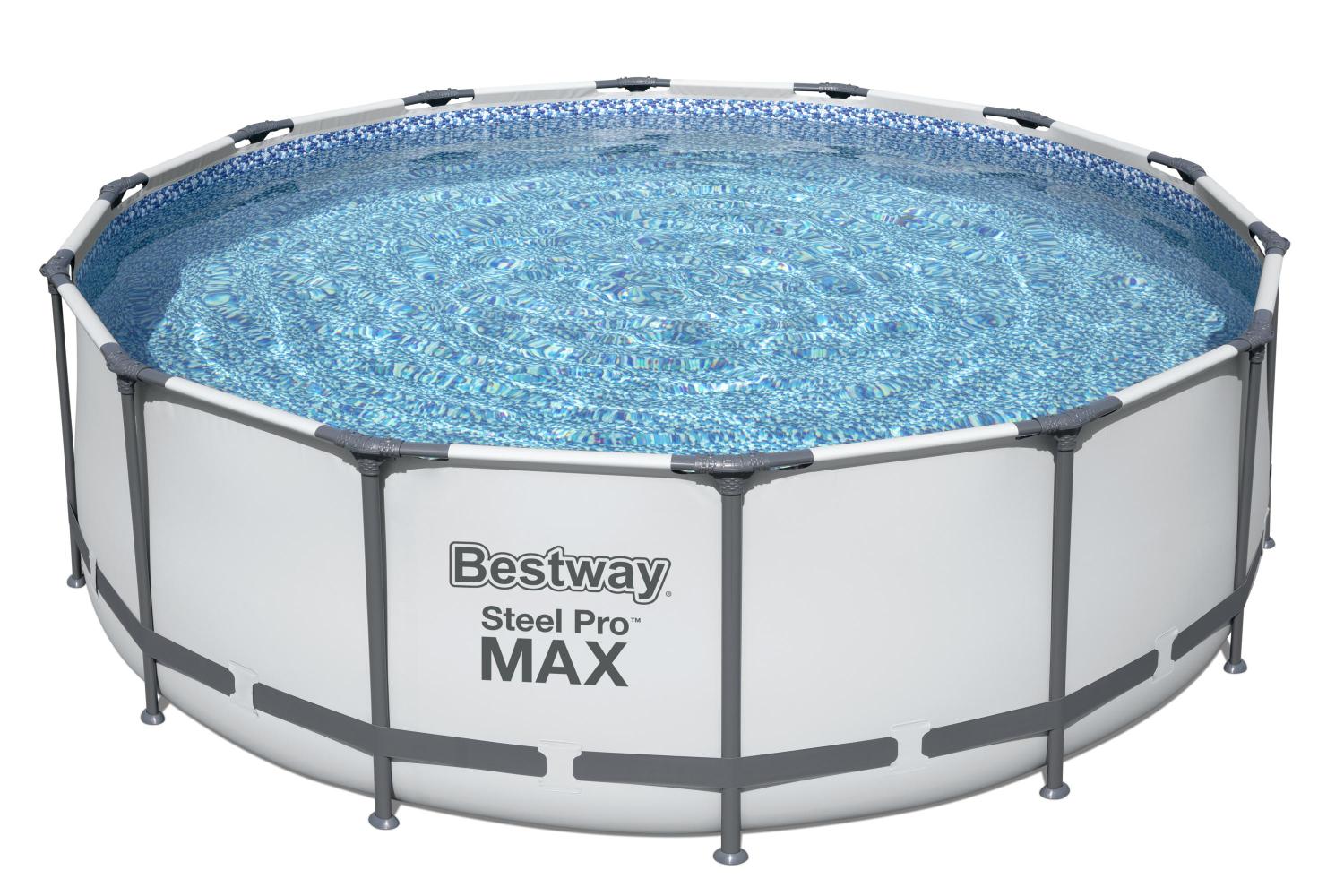 фото Каркасный бассейн bestway steel pro max 5612x bw 427х427х122 см