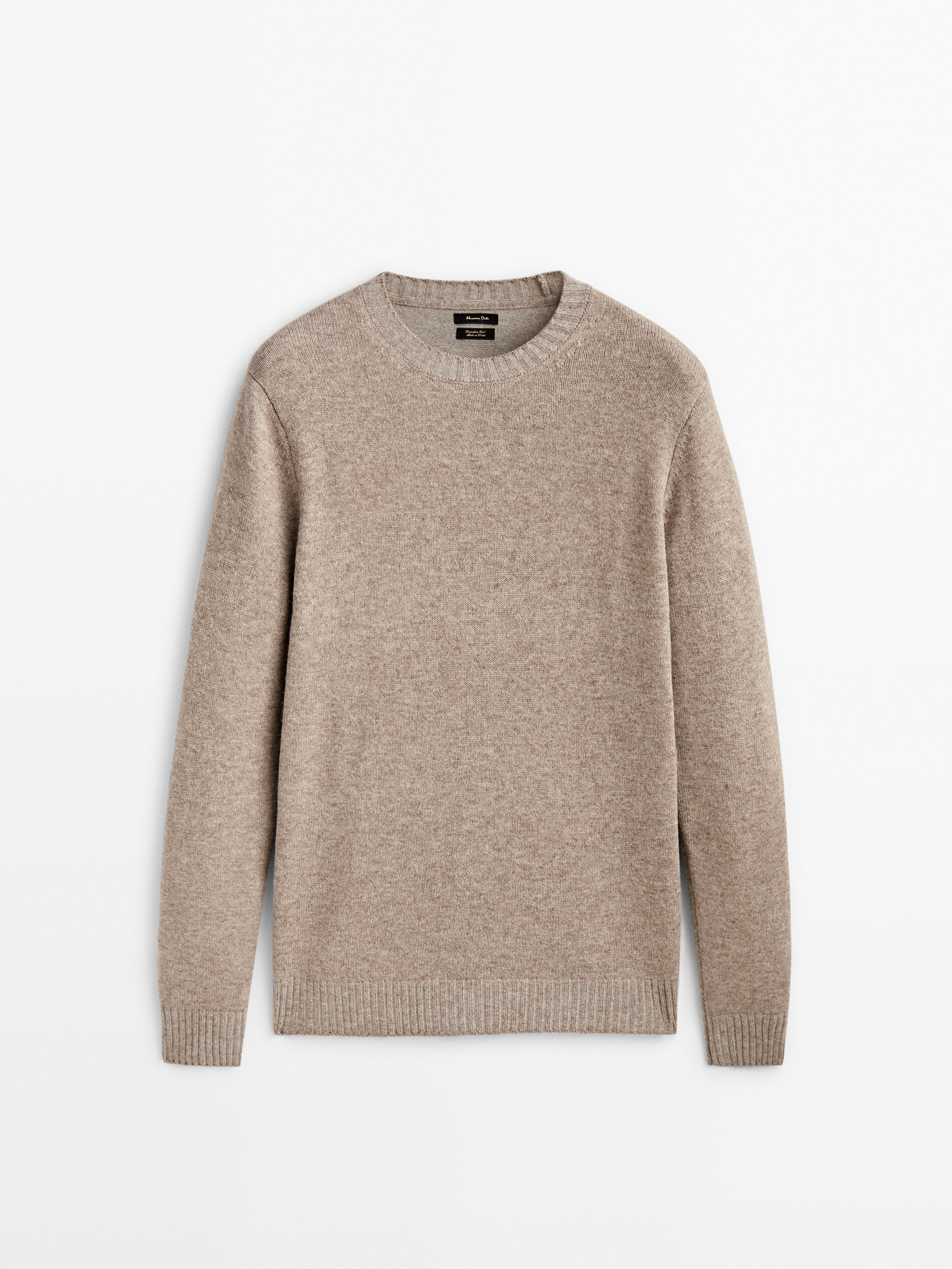 

Джемпер мужской Massimo Dutti 00911304706 бежевый L, 00911304706