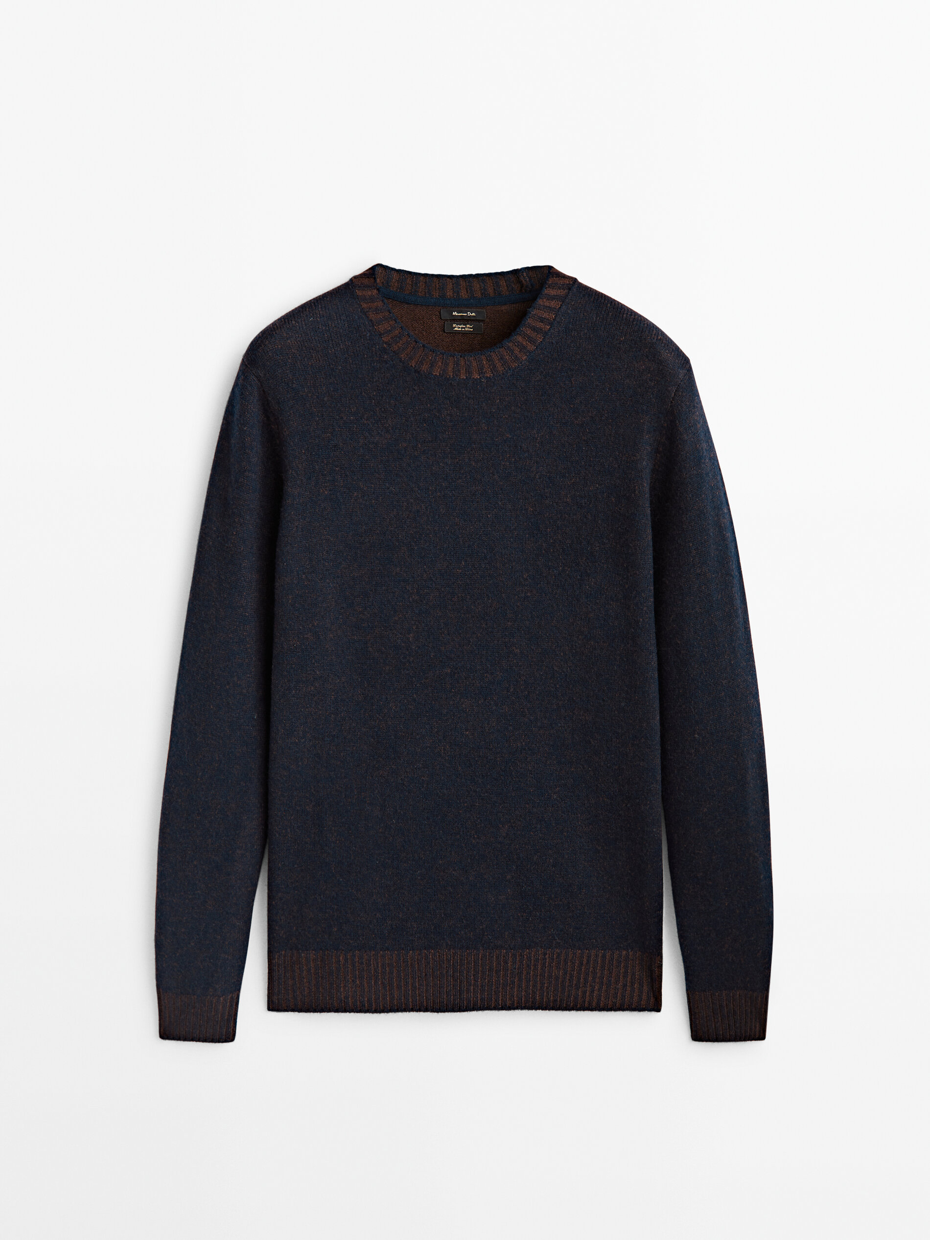 

Джемпер мужской Massimo Dutti 00911304401 синий S, 00911304401
