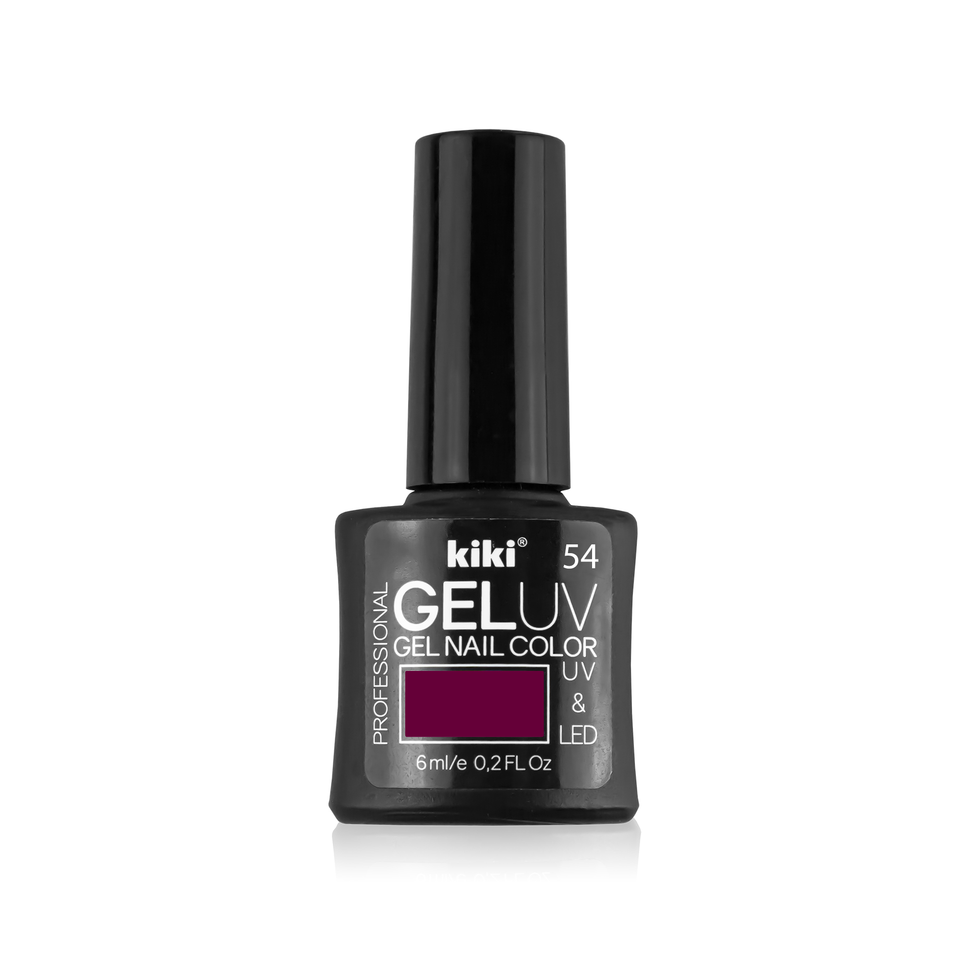 Гель-лак для ногтей Kiki Gel Uv&Led 54 сливовый лак для ногтей с гелевым эффектом kiki gel effect 069 телесно розовый