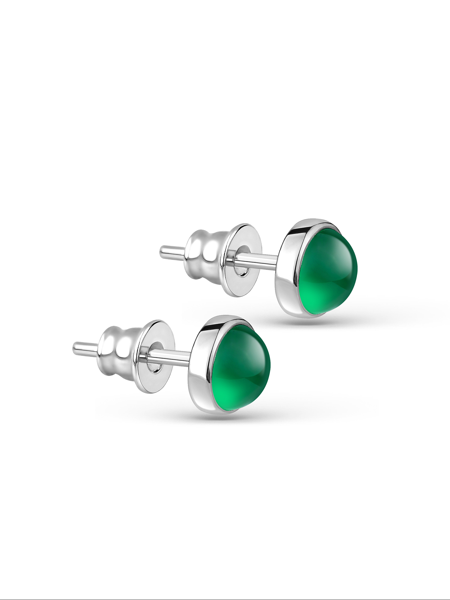 

Серьги пусеты из серебра LineFreedom LFСр0200-46, агат, LFСр0200-46