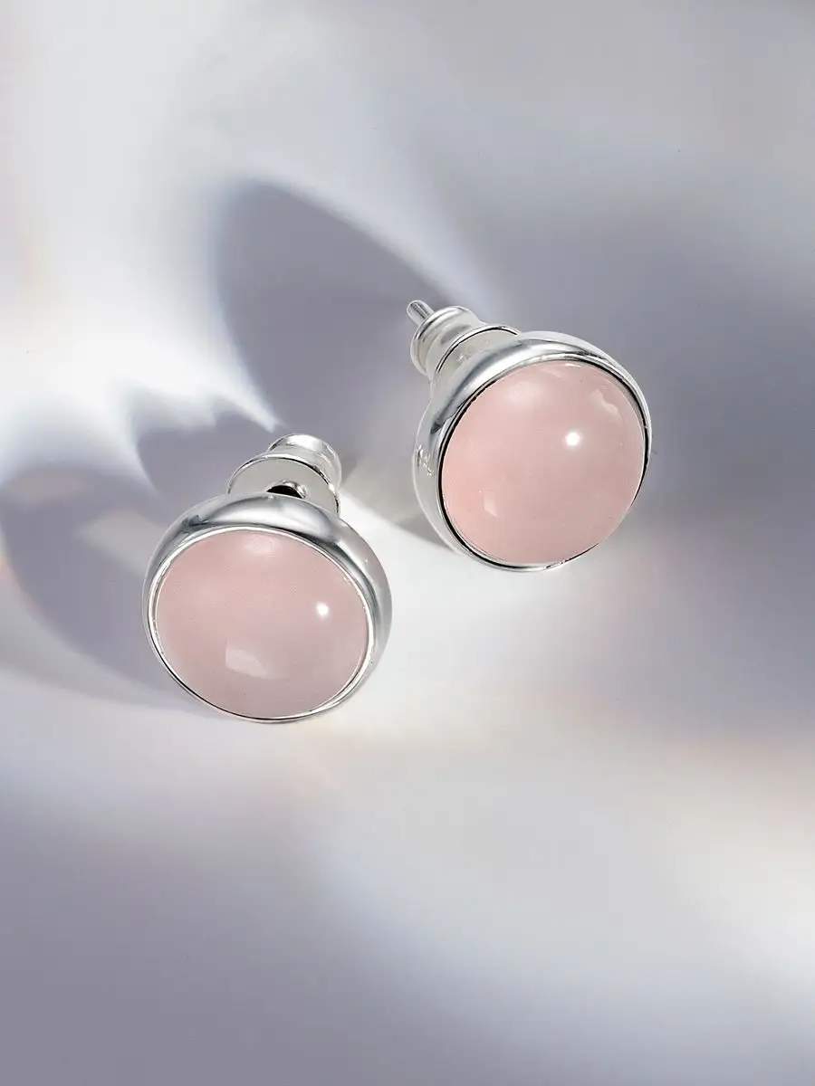 

Серьги пусеты из серебра LineFreedom LFСр0200-40, кварц, LFСр0200-40