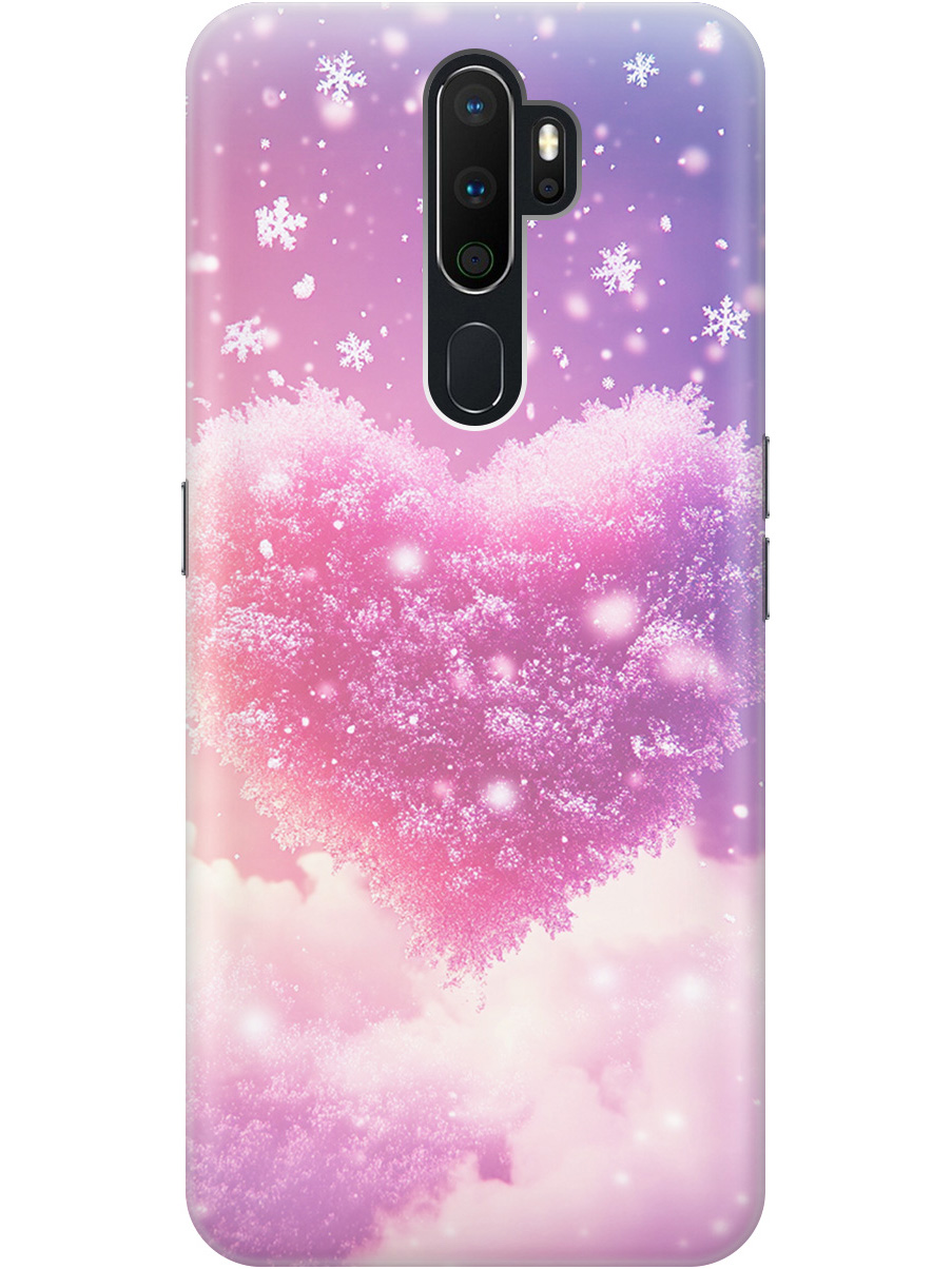 

Силиконовый чехол на Oppo A5 (2020) / A9 (2020) с принтом "Пушистое сердце", Прозрачный;белый;розовый, 726151391