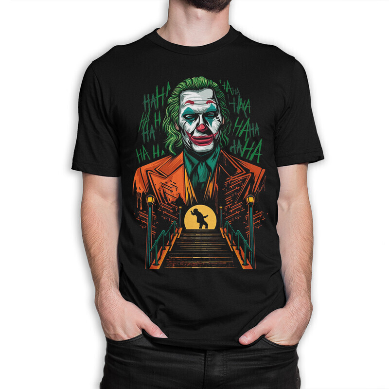 Футболка мужская Dream Shirts Джокер 1000770-2 черная XL