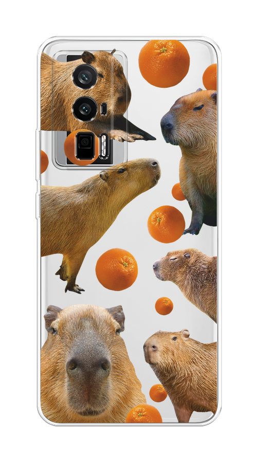 

Чехол на Xiaomi Redmi K60/Poco F5 Pro "Капибара и апельсины", Бежевый;оранжевый, 317450-1
